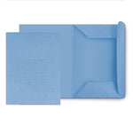 Cf da 50 Cartellina 3 Lembi in Cartoncino Manilla 150 gr - 25x33 cm - Azzurro