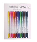 Pennarelli Brush Bi-punta Tinta Unita