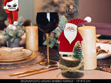 SEGNAPOSTO WOOD BABBO NATALE