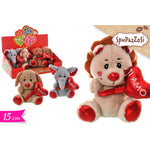 Peluche "SPUPAZZOSI" Elefantino/Orsacchiotto con cuore