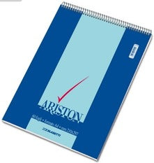 Block notes ARISTON BLASETTI con spirale A4 fogli bianchi