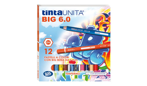 Pastelli Tinta Unita BIG 6.0